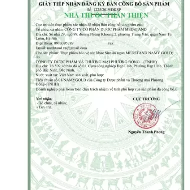 MEDSTAND NAMY GOLD SIRO ĂN NGON -Bổ sung vitamin và khoáng chất cần thiết hỗ trợ tăng cường tiêu hóa, kích thích ăn ngon miệng, bồi bổ cơ thể, tăng cường sức đề kháng, giảm tình trạng biếng ăn ở trẻ (20 ống) 3