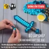 Mô Hình Gỗ Kiếm Minecraft (Kim Cương, Nether) | Tô Sẵn &amp; KIT Tự Tô Màu 3