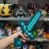 Mô Hình Gỗ Kiếm Minecraft (Kim Cương, Nether) | Tô Sẵn &amp; KIT Tự Tô Màu 10