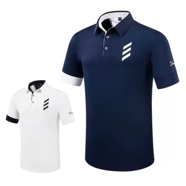 New style golf clothing summer men's short sleeved T-shirt polo shirt sports shirt