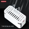 Ổ điện đóng hộp Drapow SK26 5 ổ cắm 2500W, 1 cổng Type C 20W,1 cổng QC 18W, 1 cổng USB-A 12W, Sạc không dây 3