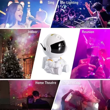 OutLight【Chính Hãng】đèn phi hành gia,đèn chiếu sao,đèn ngủ decor phòng,đèn laser phòng bay,Tầm nhìn 3D đầy màu sắc【Đèn bầu không khí tiên tiến】【quà sinh nhật】 3