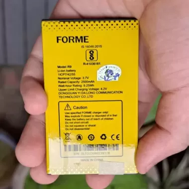 Pin hãng Forme D888, Dung lượng chuẩn 2500 mAh