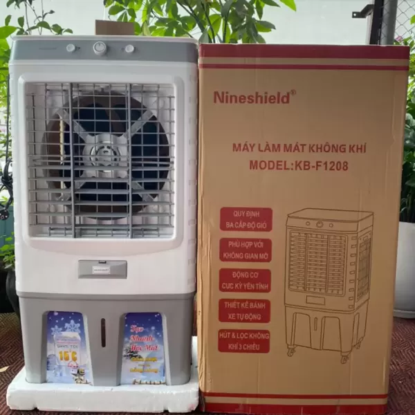 Trải nghiệm thực tế khi sử dụng Quạt Điều Hòa Hơi Nước NINESHIELD 130L trong môi trường công nghiệp