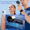 Quạt mini cầm tay M2 5000mAh di động có thể sạc gió mạnh 100 tốc độ turbo phản lực màn hình hiển thị pin 4