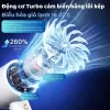 Quạt mini cầm tay M2 5000mAh di động có thể sạc gió mạnh 100 tốc độ turbo phản lực màn hình hiển thị pin 9