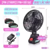 🔥🔥Quạt Tích Điện Pin 10-15 Cell Dùng Liên Tục 4-8H, Quạt Makita Để Bàn 2 Cấp Độ Gió Siêu Mát 1