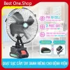 🔥🔥Quạt Tích Điện Pin 10-15 Cell Dùng Liên Tục 4-8H, Quạt Makita Để Bàn 2 Cấp Độ Gió Siêu Mát 4