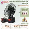 🔥🔥Quạt Tích Điện Pin 10-15 Cell Dùng Liên Tục 4-8H, Quạt Makita Để Bàn 2 Cấp Độ Gió Siêu Mát 6