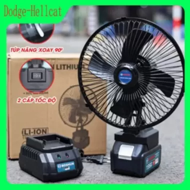 🔥🔥Quạt Tích Điện Pin 10-15 Cell Dùng Liên Tục 4-8H, Quạt Makita Để Bàn 2 Cấp Độ Gió Siêu Mát