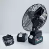 🔥🔥Quạt Tích Điện Pin 10-15 Cell Dùng Liên Tục 4-8H, Quạt Makita Để Bàn 2 Cấp Độ Gió Siêu Mát 8