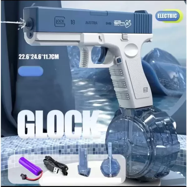 Hình ảnh sản phẩm Súng Nước GLOCK Súng Phun Nước Mùa Hè Phiên Bản Mới Chất Lượng Cao