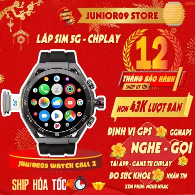[ TẢI APP_MXH ] Đồng Hồ Thông Minh JUNIOR09 WATCH PREMIUM, Lắp Sim 4G Nghe Gọi - Định vị, Kết nối Wifi, Lướt Web Mạng XH 6