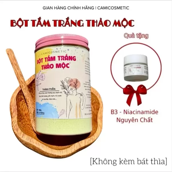 Cách sử dụng bột Niacinamide 10g trong quy trình tắm trắng thảo mộc: Hướng dẫn chi tiết