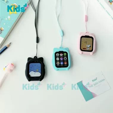 [ TẶNG DÂY ĐEO CỔ - KÍNH CƯỜNG LỰC 3 LỚP ] Đồng hồ thông minh định vị trẻ em KidsPlus A12 4G chính hãng nghe gọi video 4 9