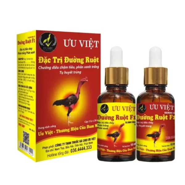 Hình ảnh sản phẩm THUỐC ĐI ỈA CHO GÀ, Đặc Trị Đường Ruột Ưu Việt – Chữa Phân Xanh Phân Trắng.