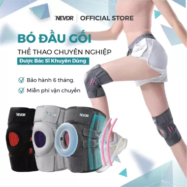 Bó Đầu Gối Nevor Cao Cấp BDG12 Giúp Phòng Tránh Chấn Thương Dây Chằng Khi Đá Bóng, Cầu Lông... 2