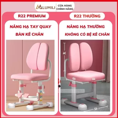 Bộ bàn học cho bé Lumili R22+ Premium, bàn học chống gù bản nâng cấp, bàn học ssinh thông minh trẻ em 3 Bộ bàn học cho bé Lumili R22+ Premium, bàn học chống gù bản nâng cấp, bàn học ssinh thông minh trẻ em 3