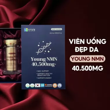 Young NMN 40.500 Premium bản mới Korea 90v- hộp hỗ trợ sức khoẻ, đẹp da