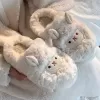 ?1.15?Dép Cotton Cừu Nhỏ Dễ Thương Nữ Thu Đông Túi Gót Chân Chống Trơn Trượt Dép Lông 3