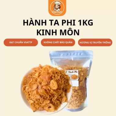 1KG Hành phi già nguyên chất Việt Nam - Không phụ gia - Không chất bảo quản