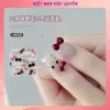 50 cà vạt nơ 3D hỗn hợp, cà vạt nơ đỏ rượu vang mèo, cà vạt, trang sức nhựa móng tay, trang trí móng tay kim cương bán buôn 1