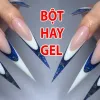 AB Flatback Glass Nail Art Thạch Nhiều Hình Dạng Đá Quý Kim Cương Hỗn Hợp Xanh Da Trời Đá Pha Lê Tím Để Trang Trí Móng Tay Tự Làm