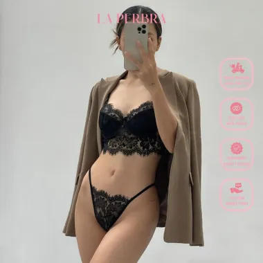 Áo Bra Ren Nữ Sexy LA PERBRA Dây Gợi Cảm Có Gọng Nâng Nhẹ Mút Mỏng Giá Rẻ 189k