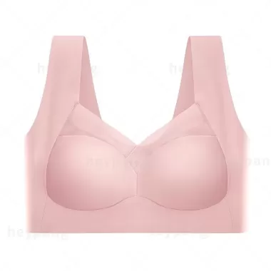 Áo lót Bigsize nữ - Áo ngực Big size mặc áo dài trắng - Bra cup lớn Không gọng, Bản to, Đệm mỏng- BR BS02 5