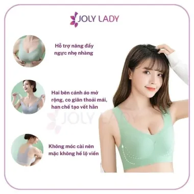 Áo Lót Lụa Siêu Mỏng Nâng Ngực Thoáng Khí Cỡ Lớn Nữ - Giá Chỉ 51179đ 3 Áo Lót Lụa Siêu Mỏng Nâng Ngực Thoáng Khí Cỡ Lớn Nữ - Giá Chỉ 51179đ 3