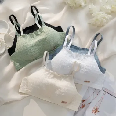 Áo lót nữ học sinh không gọng mút mỏng nâng ngực nhẹ, dây tháo rời tôn dáng siêu xinh Cavera A.303 3