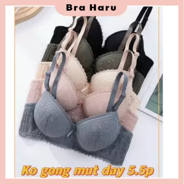 Áo Lót Ren Nữ Đệm Dày 5.5cm Không Gọng Siêu Nâng Ngực 912 CHỌN TĂNG SIZE 1