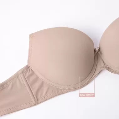 Áo Ngực Bra Nữ Vải Thun Mềm Không Gọng Mút Nâng Ngực Dây Điều Chỉnh 3/4 Cup - Áo Lót Su Mới 902 Chữ 4