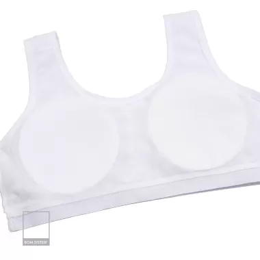 Áo Ngực Bra Nữ Vải Thun Mềm Không Gọng Mút Nâng Ngực Dây Điều Chỉnh 3/4 Cup - Áo Lót Su Mới 902 Chữ 6