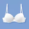 Áo Ngực Bra Nữ Vải Thun Mềm Không Gọng Mút Nâng Ngực Dây Điều Chỉnh 3/4 Cup - Áo Lót Su Mới 902 Chữ 7