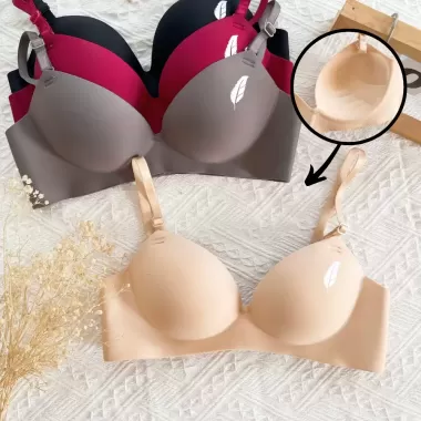Áo Ngực Nữ Cotton Mềm Mại Đệm Dày 5 Cm, Áo Lót Nữ Tôn Vòng Một Thoáng Khí Mã ANM-28 6