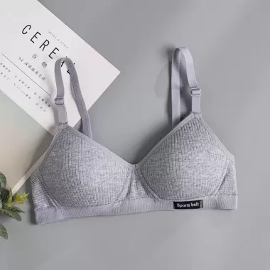 Áo Ngực Nữ Sinh Cotton Không Gọng Đệm Mỏng Cup Ngực Nhỏ Phom Ôm Không Hở Viền AL52 [ G203 ] 5