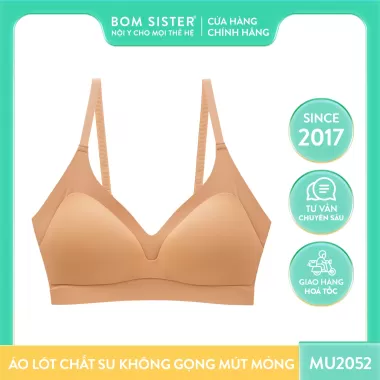 Áo Ngực Su Đúc Không Gọng Nâng Ngực Lưng Phối Lưới Thoáng Mát MÂY BRA S11 9