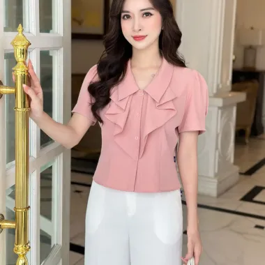 Áo Nữ Cổ Sen Ren Kim Sa Phối Bèo Merri Top SWEETEA - Giảm 132k Còn 490k 3 Áo Nữ Cổ Sen Ren Kim Sa Phối Bèo Merri Top SWEETEA - Giảm 132k Còn 490k 3