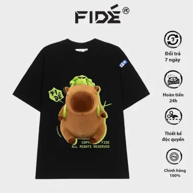Áo Phông Nữ Form Rộng Capybara In Hình Bigsize - Cotton 100% - Giá Shock 89k! 3 Áo Phông Nữ Form Rộng Capybara In Hình Bigsize - Cotton 100% - Giá Shock 89k! 3
