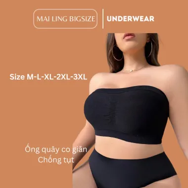 Áo Quây Ngực Bigsize Nữ Có Đệm Không Dây - Giảm Giá Còn 68900 VND | M-L-XL-3XL