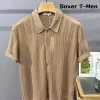 Áo Sơ Mi Lưới Đi Biển Nam Phong Cách Hàn Quốc, Dệt Lưới Thoáng Mát SM09 5