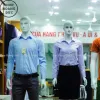 Áo sơ mi nữ công sở Hoàng Đức - Hoàng Phát 7314 tím karo nhí (đồng phục ngân hàng TP Bank - ngân hàng Tiên Phong) 1