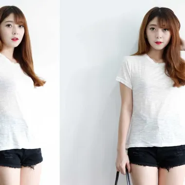 Áo Thun Cotton Giấy Nam Nữ - Giá Chỉ 55k (Giảm từ 68.2k) | Thun Giấy Siêu Mềm Mịn 3