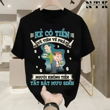 Áo Thun In Hình Kẻ Tiên Phật Giá Rẻ Chỉ 78000Đ - Tiề.n Vẽ Đẹp