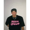 Áo Thun Nam Retro Hiphop 2025 - Cotton 100% Giá Rẻ, Phá Cách Họa Tiết Chữ W 1