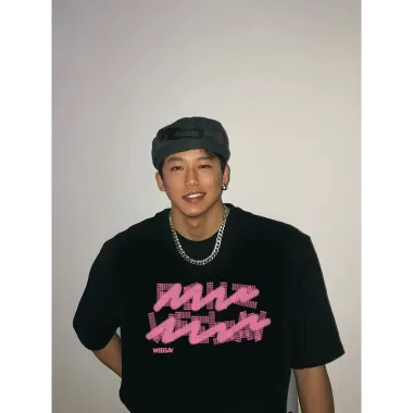 Áo Thun Nam Retro Hiphop 2025 - Cotton 100% Giá Rẻ, Phá Cách Họa Tiết Chữ W 1