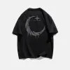 Áo Thun Nam Retro Hiphop 2025 - Cotton 100% Giá Rẻ, Phá Cách Họa Tiết Chữ W 3