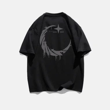 Áo Thun Nam Retro Hiphop 2025 - Cotton 100% Giá Rẻ, Phá Cách Họa Tiết Chữ W 3