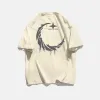 Áo Thun Nam Retro Hiphop 2025 - Cotton 100% Giá Rẻ, Phá Cách Họa Tiết Chữ W 5